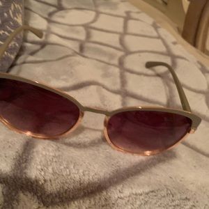 Jessica Simpson rose gold sunglasses